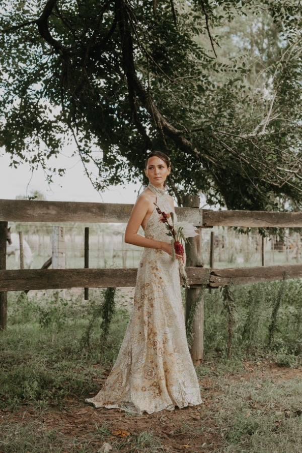 vestido de novia de diseñador argentino