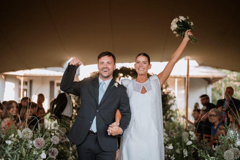 Un casamiento en un campo de polo