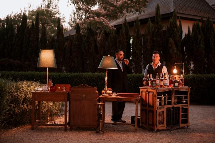 Un casamiento en un campo de polo