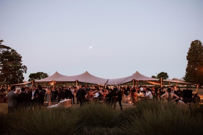 Un casamiento en un campo de polo
