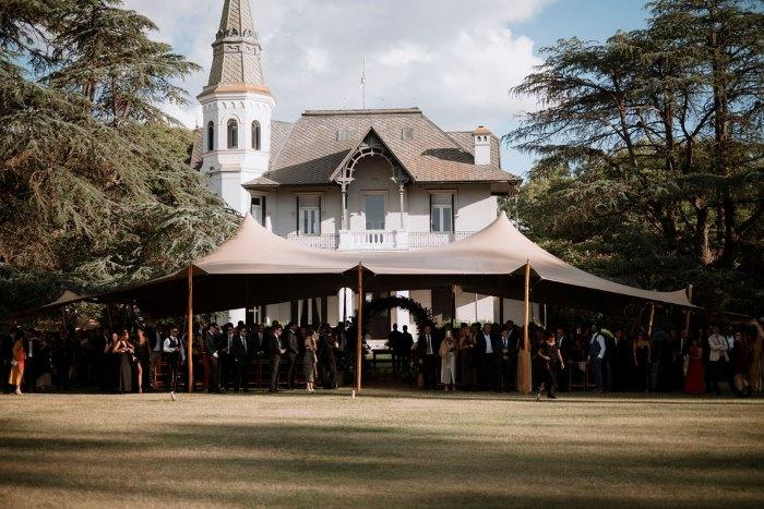 Un casamiento en un campo de polo
