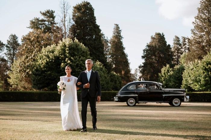 Un casamiento en un campo de polo